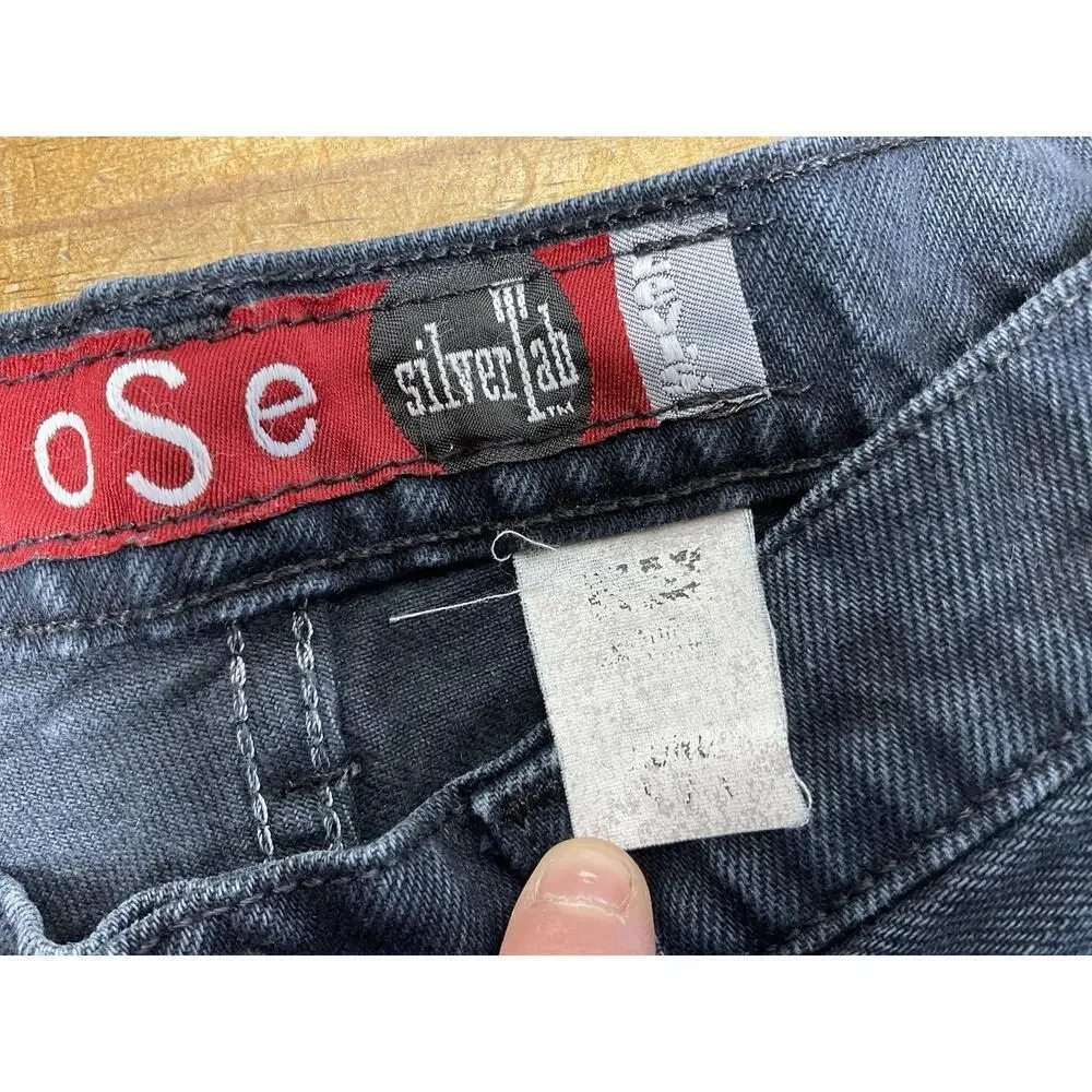 VTG Y2K Levi's Silvertab Jeans Size 28x32 Men's Dark Blue Loose Straight Leg